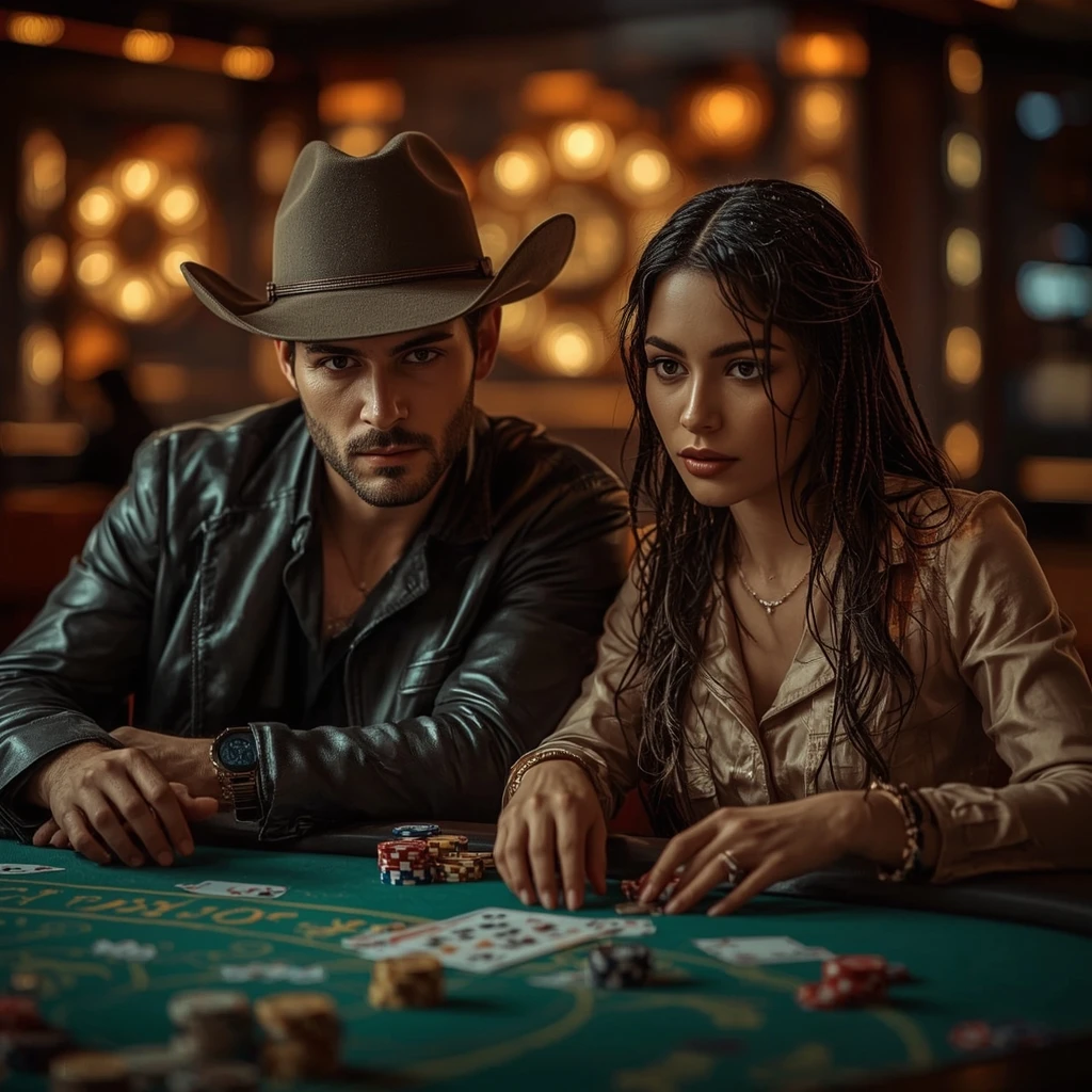 foto de dos jugadores de póker MR BET CASINO